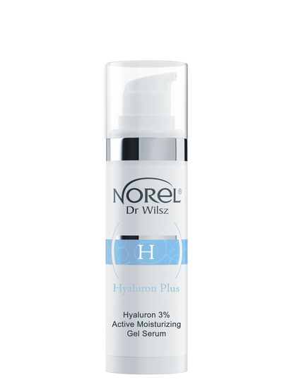 Intensiv feuchtigkeitsspendendes Gelserum mit Hyaluronsäure - Norel Hyaluron+