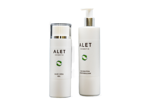 Pflegeset: Aloe Vera Körpergel & Bachblüten® Körperbalsam